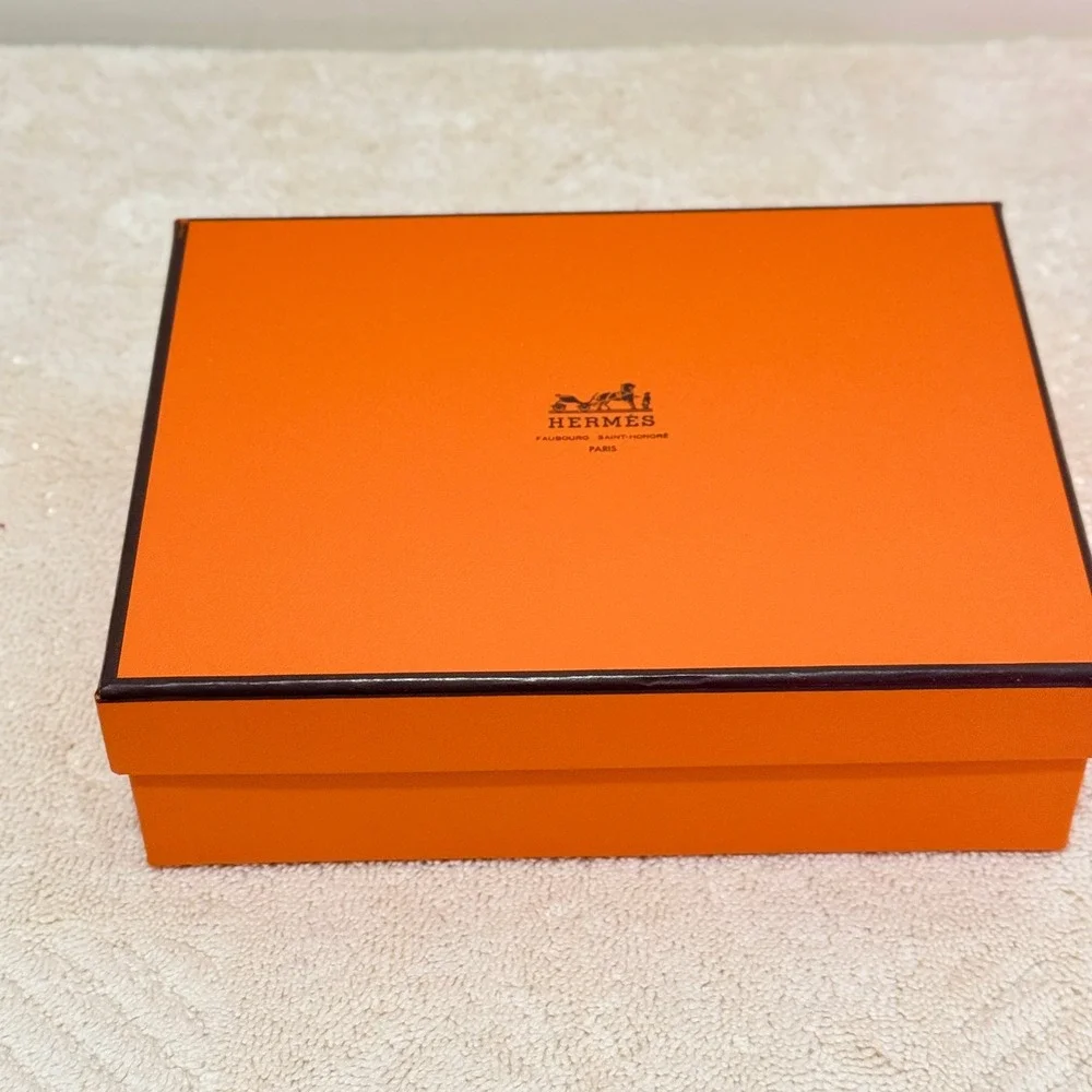 Hermès Paris Red Leather Ulysse Agenda Notebook Cover PM Refillable Planner Box